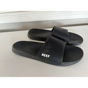 Men's Shoes Reef ONE SLIDE Casual Sandals RF0A3OND BLACK Size 10